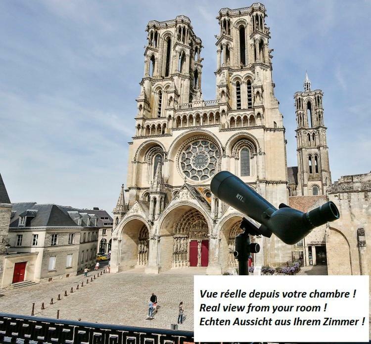 Logis Du Parvis ***Face Cathedrale/In Front Of The Cathedral*** Bed & Breakfast Laon Luaran gambar